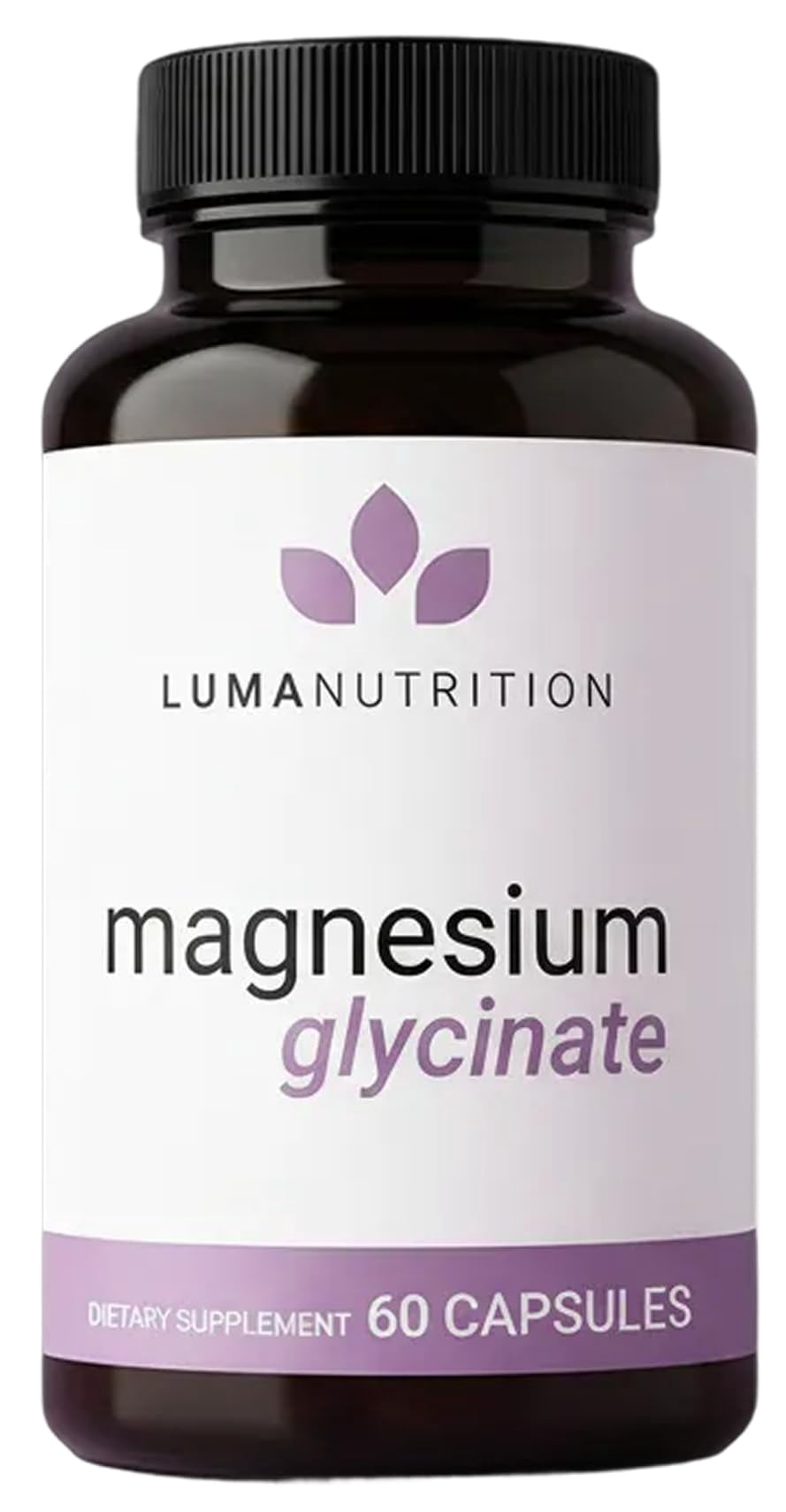 Luma Nutrition Magnesium Glycinate 1000mg - Pure Magnesium Supplement - Chelated for Maximum Absorption - 60 Capsules