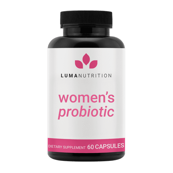 Luma Nutrition Probiotics for Women with Prebiotics - 50 Billion CFU Per Serving - Formulated for Digestive, Immune & Feminine Support - 60 Capsules