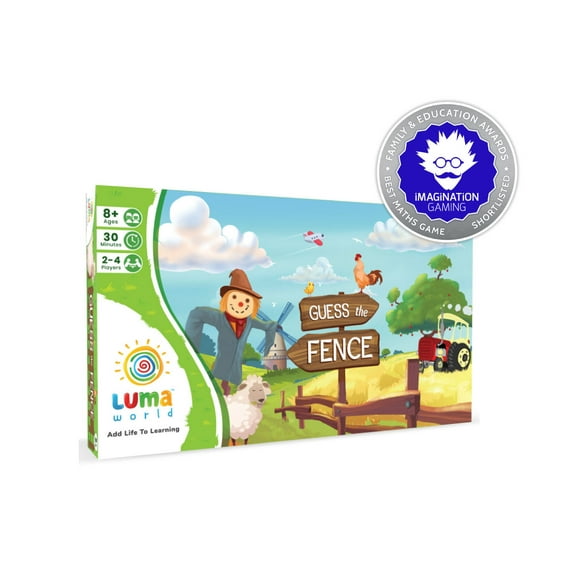 Luma World Guess The Fence STEM Educational Board Game for Ages 8+ Years to Improve Creativity, Visual Reasoning and Develop Multiple Intelligences, 30 Minutes Game Duration and 2-4 Players