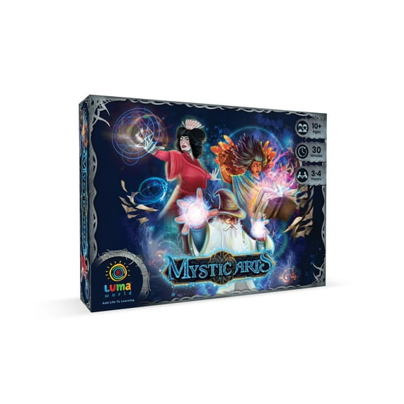 Luma World Mystic Arts Tabletop Strategy Card Game for 10+ Years to Learn Measurements and Unit Conversion, Magical Ingredient, Spell and Potion Cards, 30 Minutes Game and 3-4 Players, Set of 82 Cards