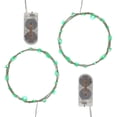 thumbnail image 1 of LumaBase Battery Operated LED Fairy String Lights - Set of 2 (Green), 1 of 11