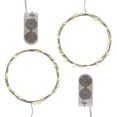 thumbnail image 1 of LumaBase Battery Operated LED Fairy String Lights - Set of 2 (Warm White), 1 of 11