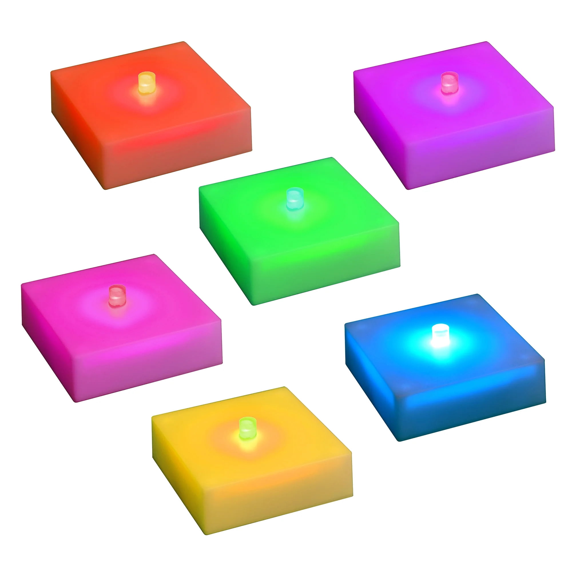 Color Changing Battery Operated LED Lights with Timer, Set of 6