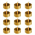 thumbnail image 1 of LumaBase Battery Operated LED Tea Lights - Set of 12 (Gold), 1 of 10