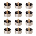 thumbnail image 1 of LumaBase Battery Operated LED Tea Lights - Set of 12 (Silver), 1 of 10