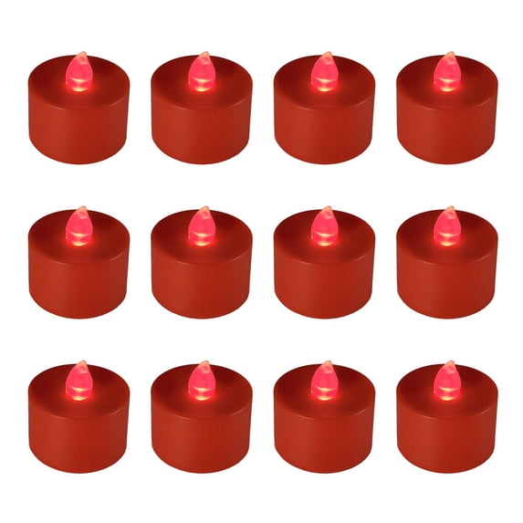 Battery-Operated Tea Light Candles - Set of 12
