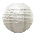 thumbnail image 1 of LumaBase Round Paper Lanterns - Set of 5 (White), 1 of 5