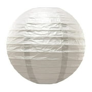 LumaBase Round Paper Lanterns - Set of 5 (White)