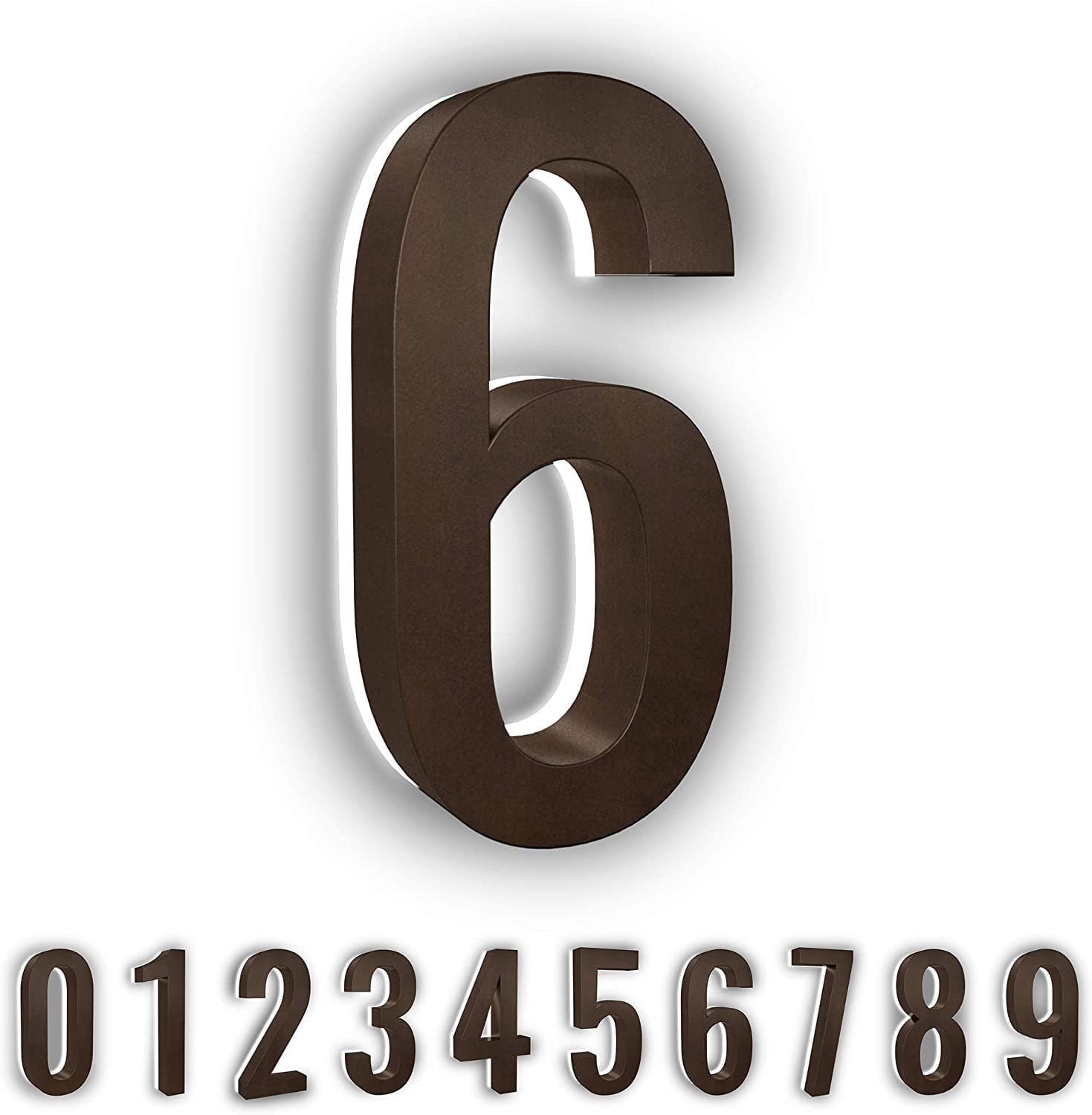LumaNumbers Low-Voltage LED Address Numbers, Durable ABS-Polymer ...