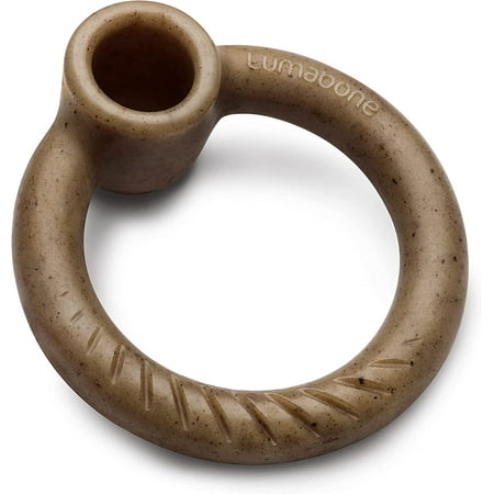 Lumabone Real Bacon Durable Ring-Stuffer Dog Chew Toy, Medium