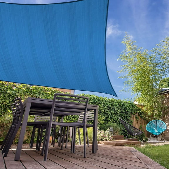 Lumaland Rectangle Outdoor Shade Sail, UV Resistant