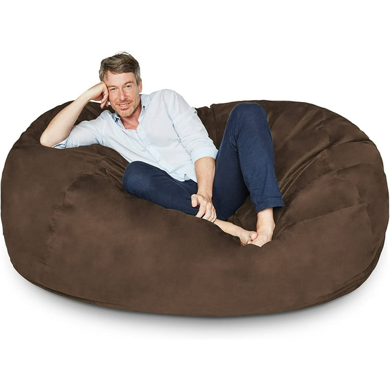 Lumaland outer cover for Bean Bags 6 Foot Brown Cover and Inlay ONLY