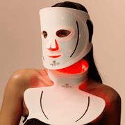Project E Beauty Lumalux Face+ Led Face Mask Light Therapy | 1600 LEDs | 7+2 Colors 4601072nm | Acne Light | Red Light Therapy Mask For Face and Neck