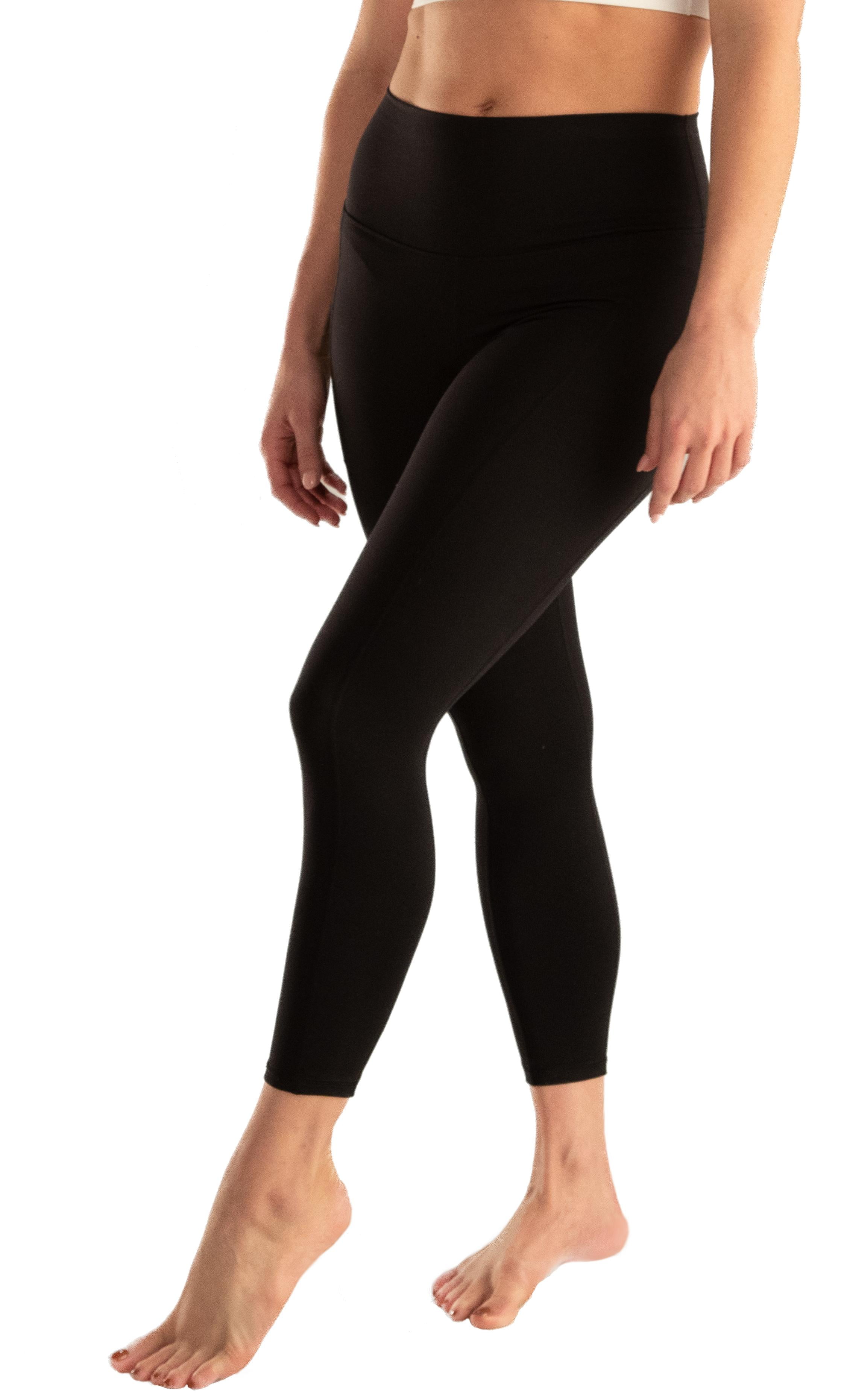 Lumana Leakproof Yoga Pant Leggings, 22 Inseam, Black, 3X, Single