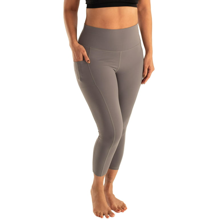 Lumana Leakproof Yoga Pant Leggings, 22 Inseam, Gray, 3X, Single