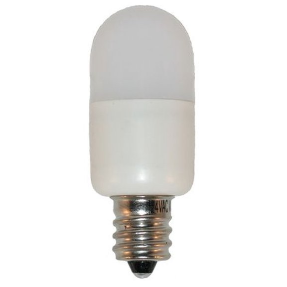 LUMAPRO 39P453 LED Lamp,Mini,T6,E12,Red