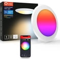 Lumary Smart LED Disk Light 5 6 Inch Ultra Thin RGBWW Flush Mount ...