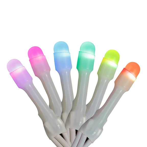 Open Box Lumations Twinkly App Controlled Icicle Style 50 RGB LED Lights
