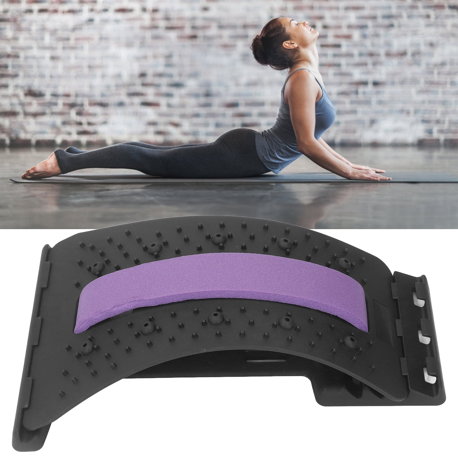 Lumbar Back Cracker Board, Muscle Tension 4 Levels Back Stretcher For