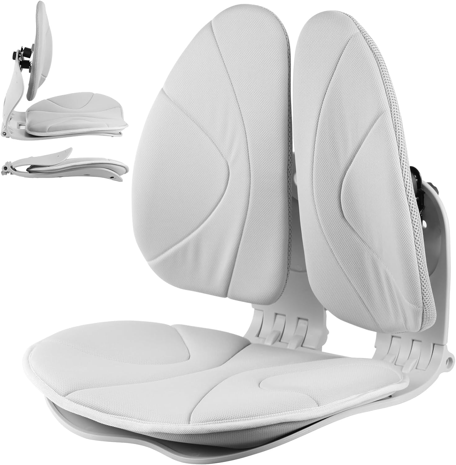 Lumbar Back Support Ergonomic Chair for Tailbone Relief Pressure