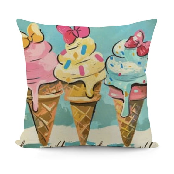 Lumbar Decorative Throw Pillow Cover, Cartoon Mouse Rectangle Cushion Case Decor, Seasonal Home Decoration for Sofa Couch