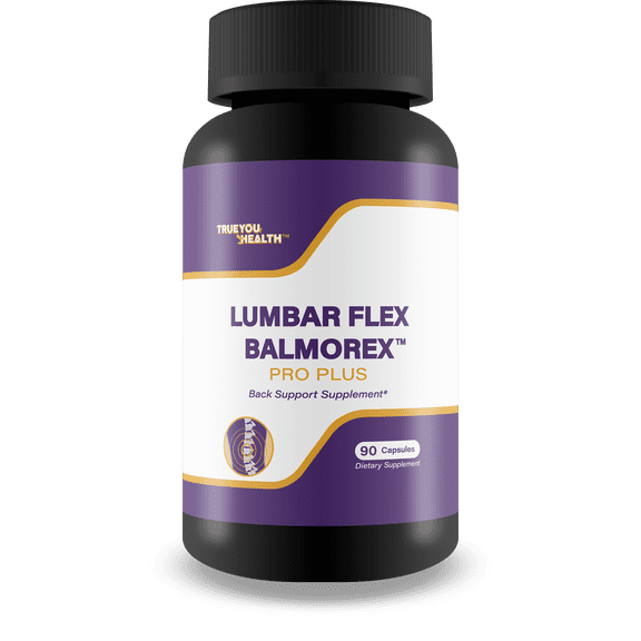Lumbar Flex Balmorex Pro Plus Back Supplement - Our Best Back Pills - Natural Back Support Supplement - Lower Back Stiffness - Lower Back Ache Back Pills Back Aches