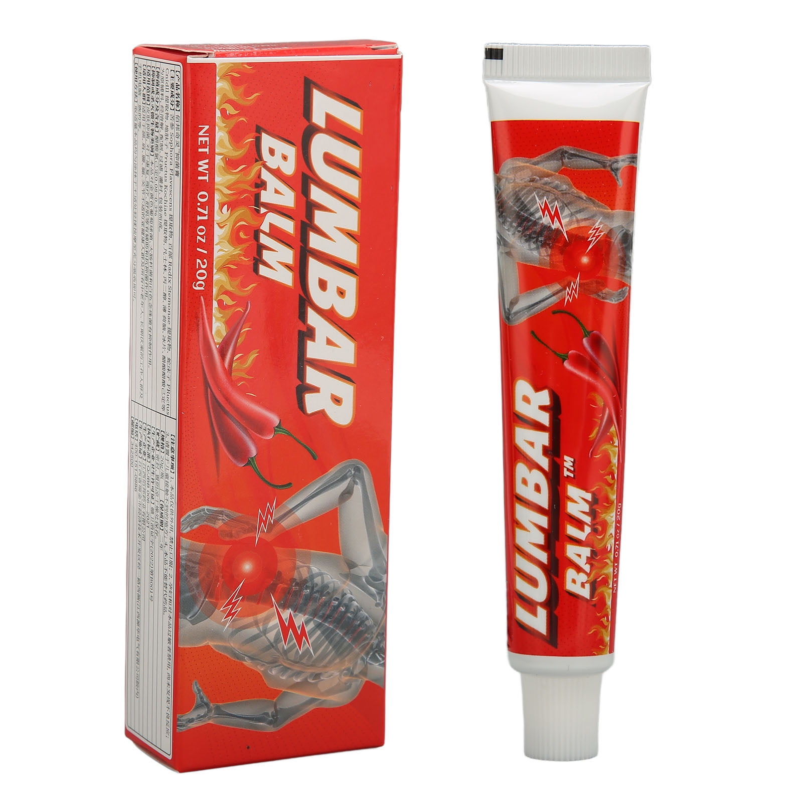 Lumbar Pain Ointment Portable Lumbar Pain Cream Deep Penetrating Safe lumbar-pain-chart