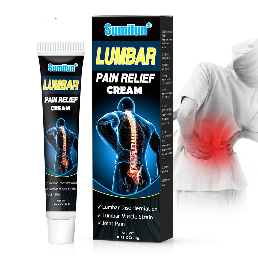 Lumbar Pain Relief Cream, Rheumatoid Arthritis Cream, for Muscle, Neck, Back,  Arm, Joint Pain Relief, Natural Herbal Cream 