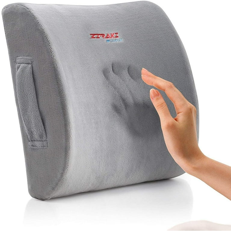 Lower Back Pain Cushion Memory Foam Driving Seat Lumbar Support