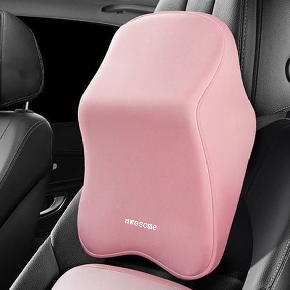 Lumbar Pillow, Harpi Lumbar Support Pillow for Office Chair, Memory Foam Car Neck Pillow Protective Lumbar Back Support Breathable Car Headrest Cushion Relieve Stress Car Seat Pillow