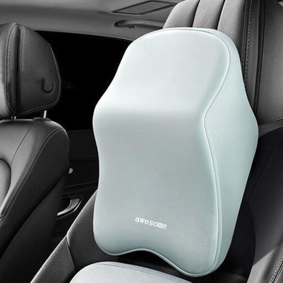 Lumbar Pillow, Harpi Lumbar Support Pillow for Office Chair, Memory Foam Car Neck Pillow Protective Lumbar Back Support Breathable Car Headrest Cushion Relieve Stress Car Seat Pillow