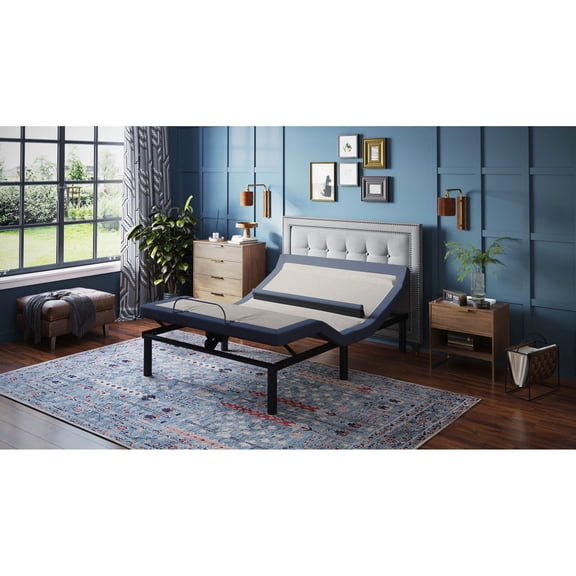 Lumbar Position Adjustment, Preset Anti-Snore / King Adjustable Bedbase with 3-in-1 Legs and Easy Installation