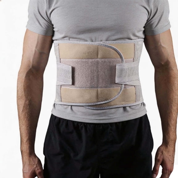 Lumbar Support Back Brace for Back Pain,Sciatica,Scoliosis,Herniated Disc Adjustable Support Straps for Men & Women