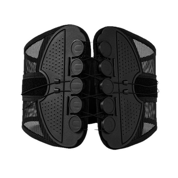 Lumbar Support Belt with Pulley System Adjustable Back Brace for Men Women S-XXL
