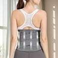 thumbnail image 1 of Lumbar Support Brace Breathable Lower Back Suppor Belt Adjustable Back Support Brace Sports Lumbar Back Brace for Women Men (XL), 1 of 6