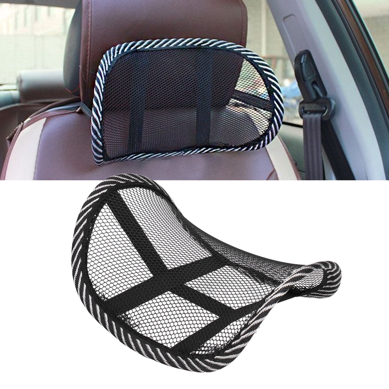 Lumbar Support, Car Mesh Back Lumbar Support, Lumbar Back Support Seat Cushion With Breathable