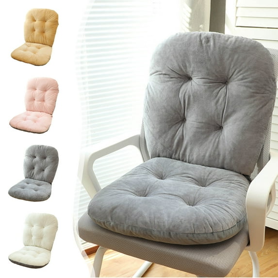 Lumbar Support Cushion - Thickened Memory Foam Seat Pillow for Office Chair and Floor Sitting - Ergonomic Design for Back Pain Relief and Comfort