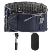 Lumbar Support Decompression Belt for Lower Back Pain Comfort, Inflatable Back Support with Air Pump, Adjustable Traction for Spine, Unisex, 45.9 x 7.7 in / 116.5 x 19.5 cm Inflated, Blue