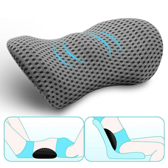 Lumbar Support Pillow, Back Pillow for Office Chair and Car Seat