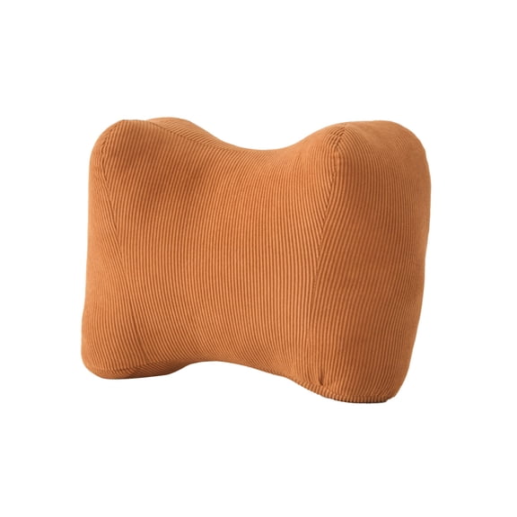 Lumbar Support Pillow Back Rest Cushion for Office Chair Car Seat Home Use Ergonomic Posture Corrector Prolonged Sitting Comfort Orange Color