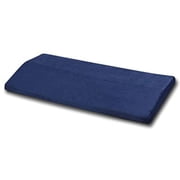 Lumbar Support Pillow with Cooling Gel for Lower Back/ Hip Pain Relief, Scoliosis, Sleeping, Tailbone, Orthopedic Spinal Support Cushion by Trickonometry (Blue)