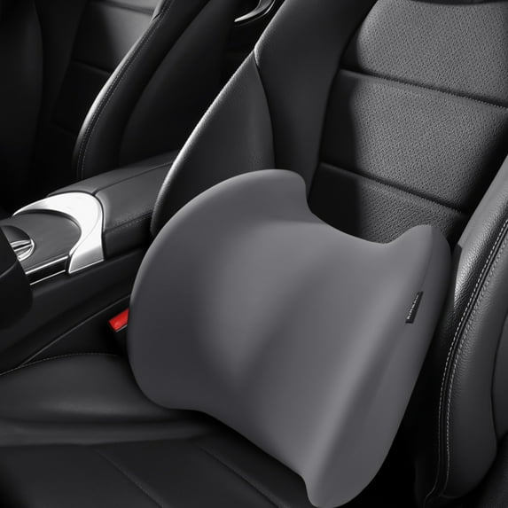 Lumbar Support Pillow Ergonomic Memory Foam Lumbar Pillow, Relieve Back Pain, CMFY Breathable & Detachable & Washable, Neo Cushion Lower Back Pillow for Office Chairs, Car Seats (Gray)