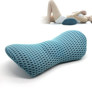 JPHYLL Lumbar Support Pillow - Memory Foam Lumbar Pillow Heated or Cooled  Gel Lumbar Pillow for Back Pain Relief for Long Time Use