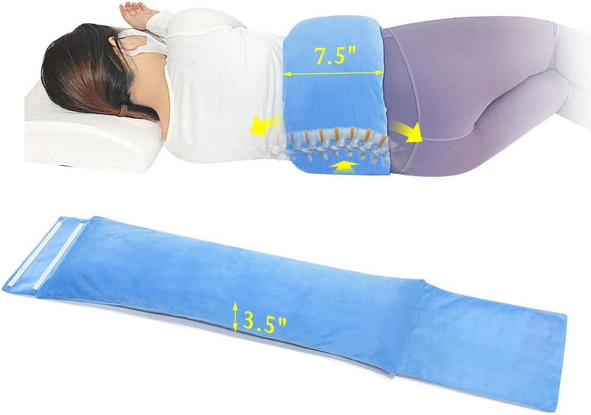 Lumbar Support Pillow For Sleeping Lower Back Sciatic Nerve Pain Relief