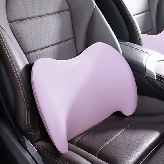 Lumbar Support Pillow Memory Foam Back Cushion for Office Chair and Car Seat Support 1-Pack
