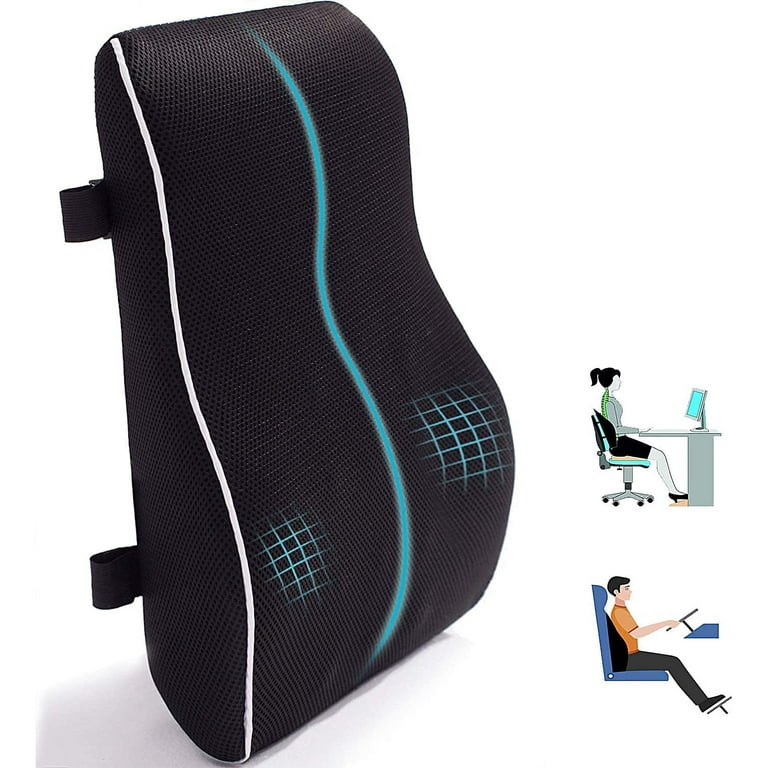 Lumbar Support For Office Chair Car Mesh Back Pain Relief Posture