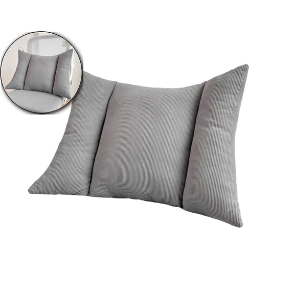 Lumbar Support Pillow for Office Chair and Car Seat, Foam Back Support Pillow for Contoured Lower Back Support & Pain Relief, for a Long Time Sitting Waist Pillow