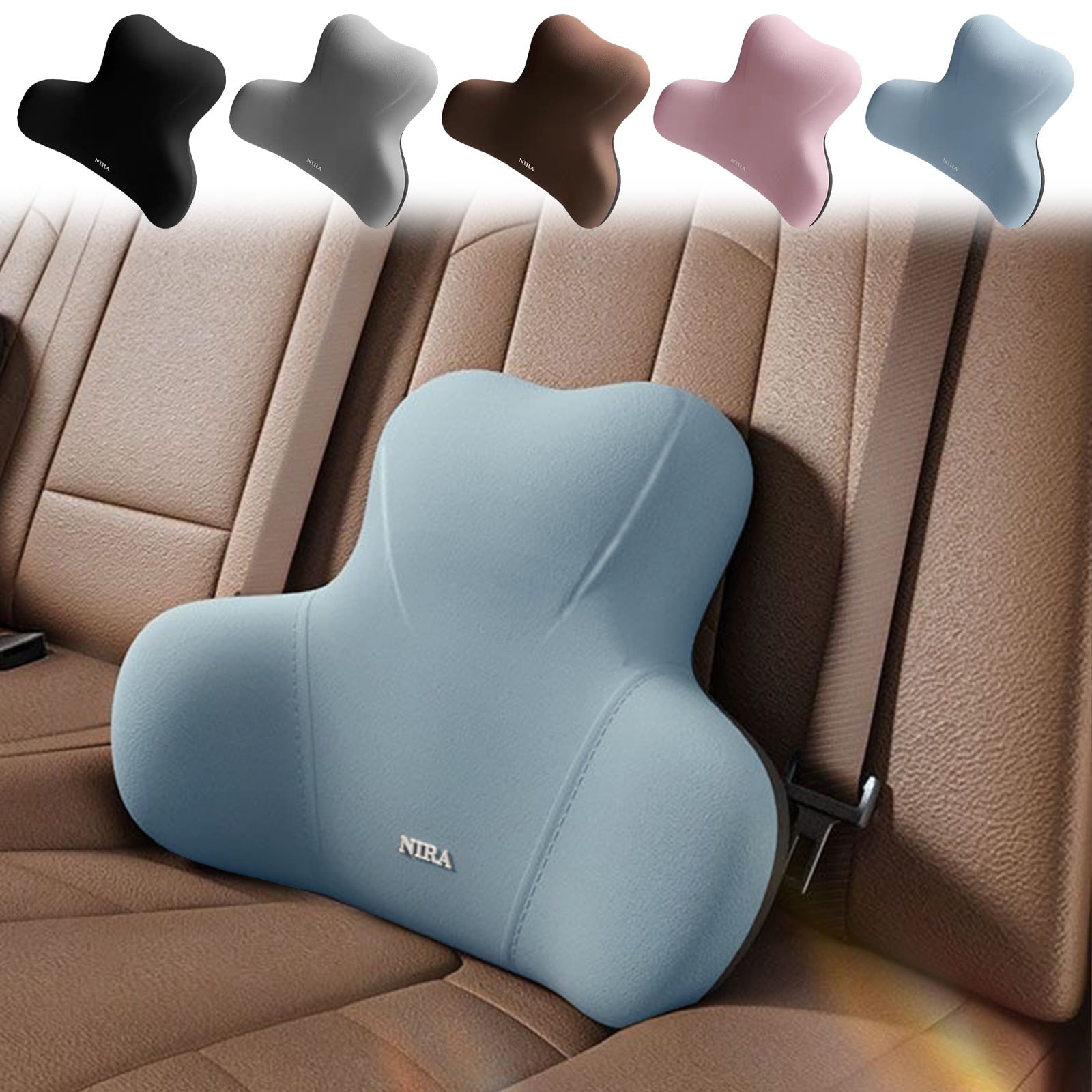 While Sitting Memory Foam Lumbar Support Pillow Ergonomic Back