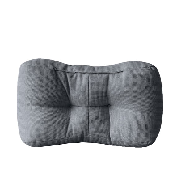 Lumbar Support Pillow for Office Chair, Office Chair Lumbar Support Cushion, Chair Pillow for Back Support, Lower Back Support for Desk Chair, Ergonomic Back Cushion, Dark Gray