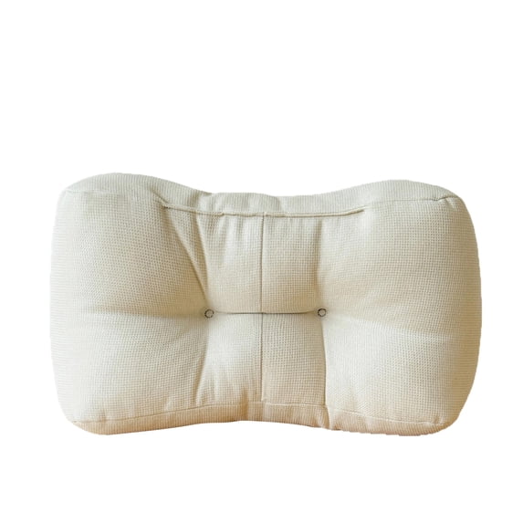 Lumbar Support Pillow for Office Chair Office Chair Lumbar Support Cushion Lower Back Support for Desk Chair Ergonomic Back Support for Home Office Use White 1 Piece